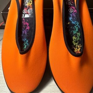 Arcopedico Orange Slip-On Flats